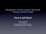 Ppt Update In Acute Ischemic Stroke Management Powerpoint