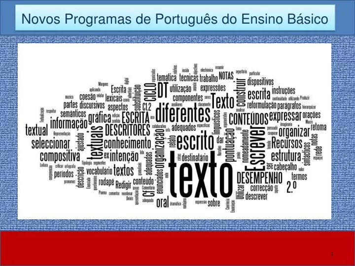 Ppt Novos Programas De Portugu S Do Ensino B Sico Powerpoint