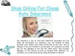 Ppt Cheap Auto Insurance In California Powerpoint Presentation Free