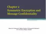 PPT Network Security Essentials Chapter 2 Symmetric Encryption And