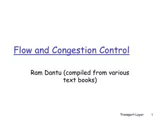 Ppt Flow And Congestion Control Powerpoint Presentation Free