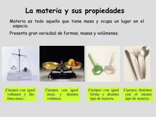 PPT La Materia Y Sus Propiedades PowerPoint Presentation Free