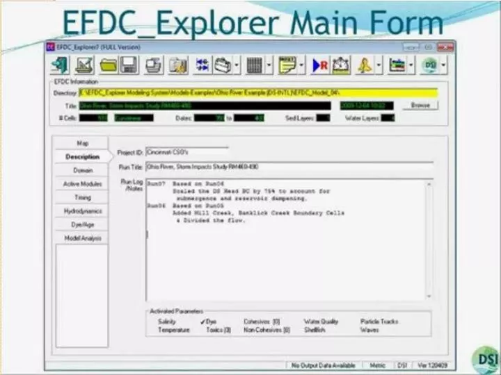 PPT EFDC Explorer Main Features EFDC Explorer 주요 특징 PowerPoint