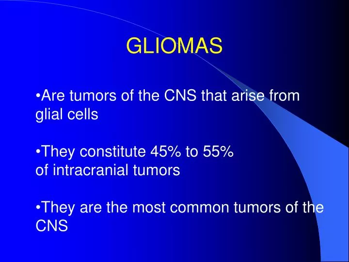 gliomas