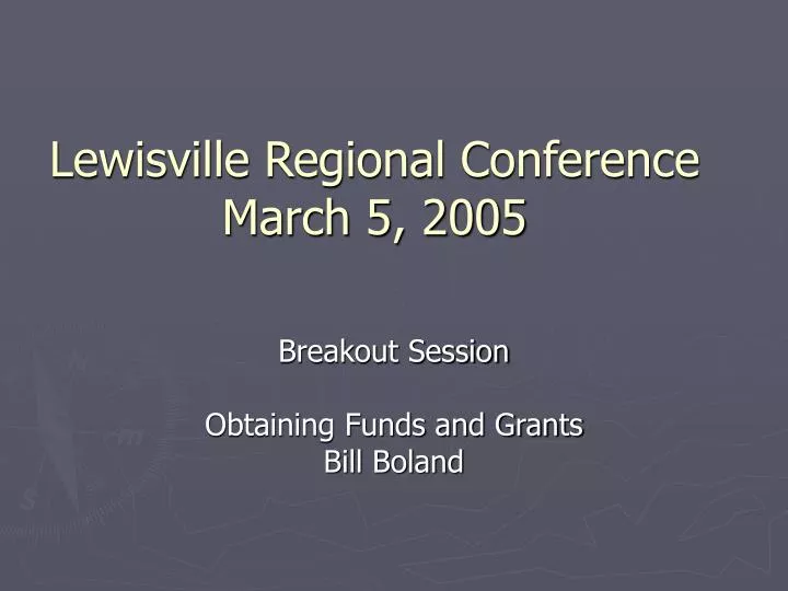 lewisville regional conference march 5 2005