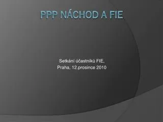 setk n astn k fie praha 12 prosince 2010