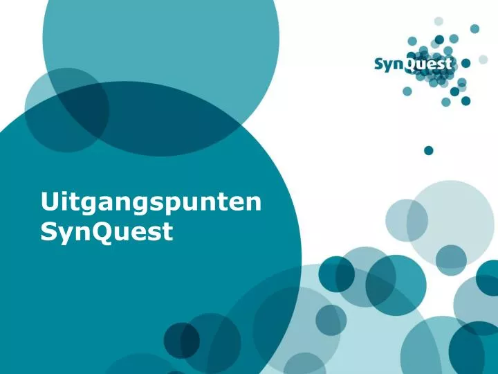 uitgangspunten synquest
