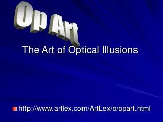 The Art of Optical Illusions