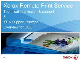 Xerox Remote Print Service