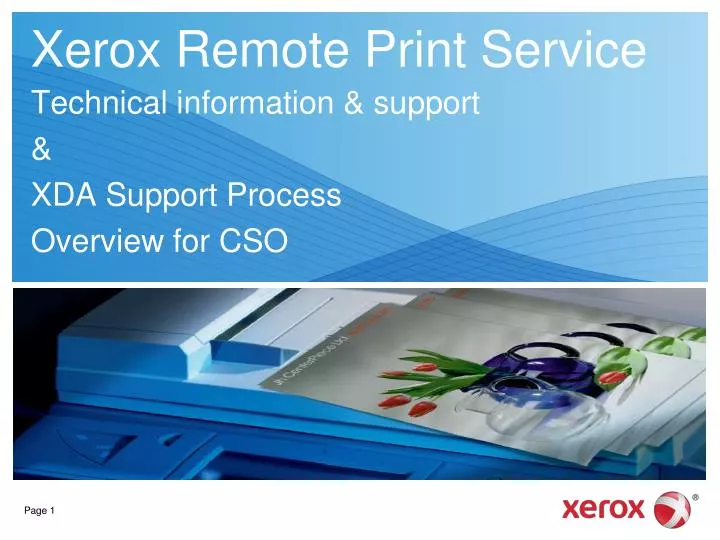 xerox remote print service