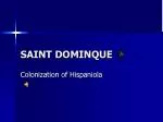 SAINT DOMINQUE - slide 1