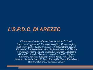 l s p d c di arezzo