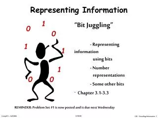 Representing Information