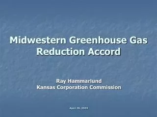 Midwestern Greenhouse Gas Reduction Accord