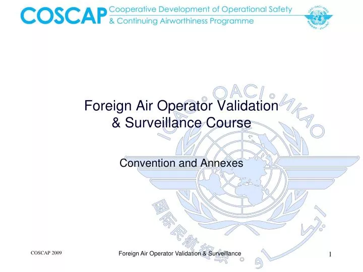 foreign air operator validation surveillance course