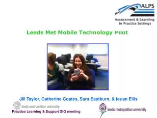 Leeds Met Mobile Technology Pilot
