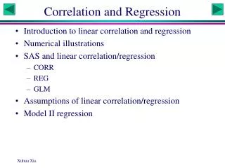 PPT - Correlation & Regression PowerPoint Presentation, Free Download ...