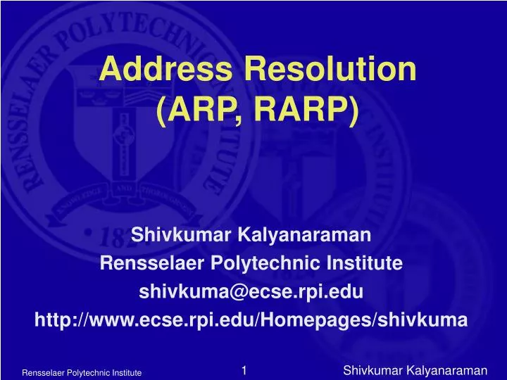 address resolution arp rarp
