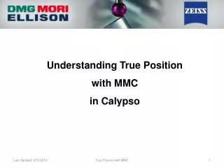 Understanding True Position with MMC in Calypso