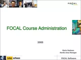FOCAL Course Administration