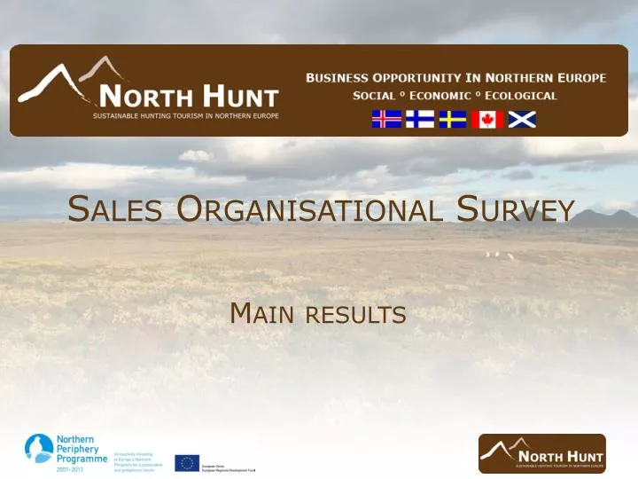 sales organisational survey