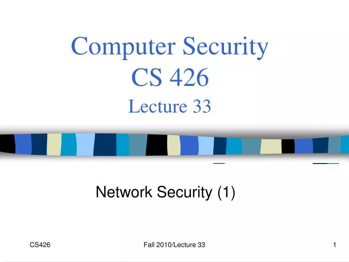 computer security cs 426 lecture 33