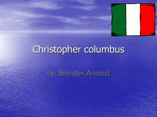 Christopher columbus