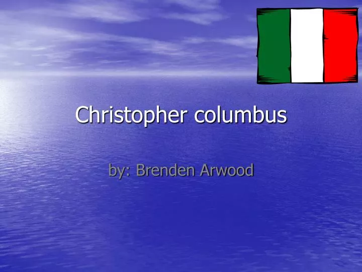 christopher columbus