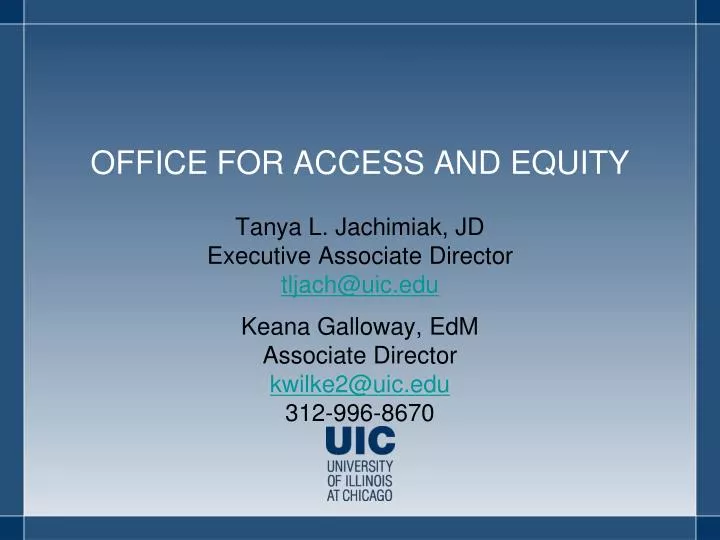 office for access and equity