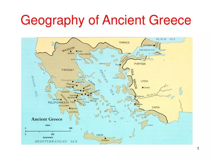 geography of ancient greece