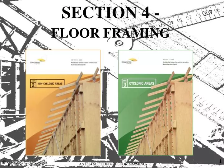 section 4 floor framing