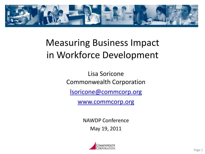 measuring business impact in workforce development