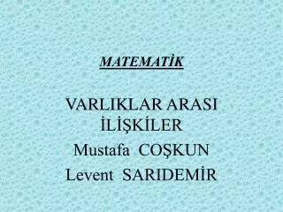 matemat k