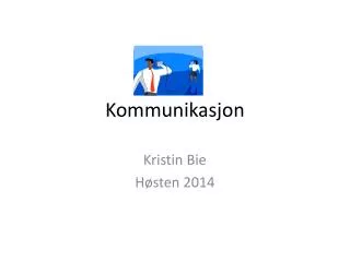 kommunikasjon