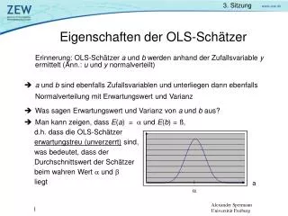 eigenschaften der ols sch tzer