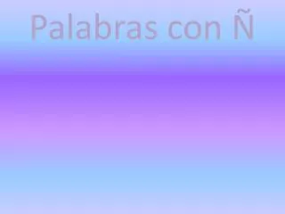 palabras con