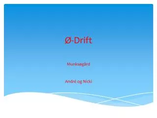 drift