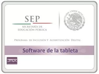 software de la tableta