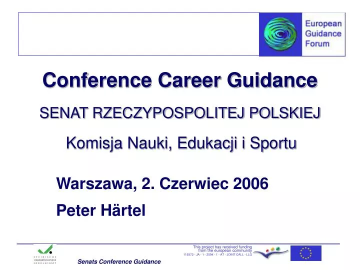 conference career guidance senat rzeczypospolitej polskiej komisja nauki edukacji i sportu