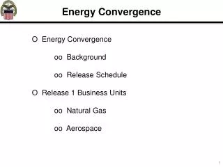 Energy Convergence