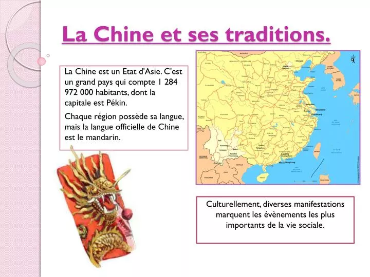 la chine et ses traditions