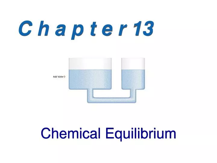 chemical equilibrium