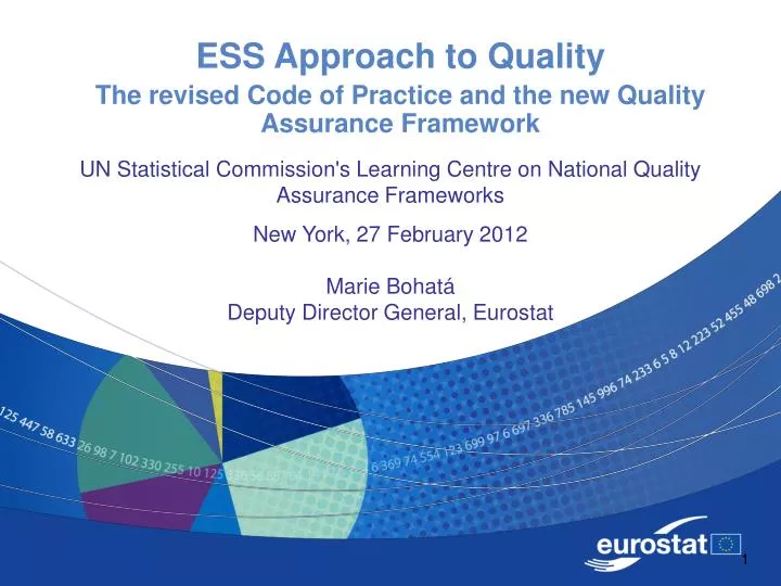 ess approach to quality the revised code of practice and the new quality assurance framework