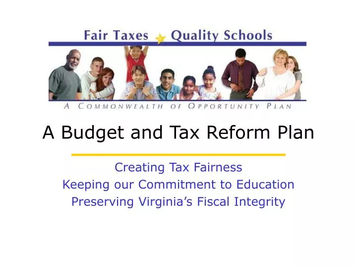 creating tax fairness keeping our commitment to education preserving virginia s fiscal integrity