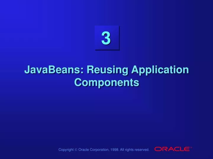 javabeans reusing application components