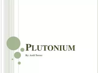 Plutonium