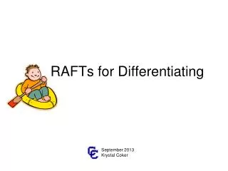 RAFTs for Differentiating