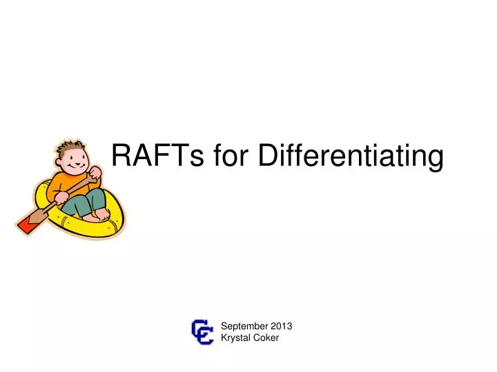 rafts for differentiating