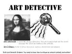 Art Detective - slide 1