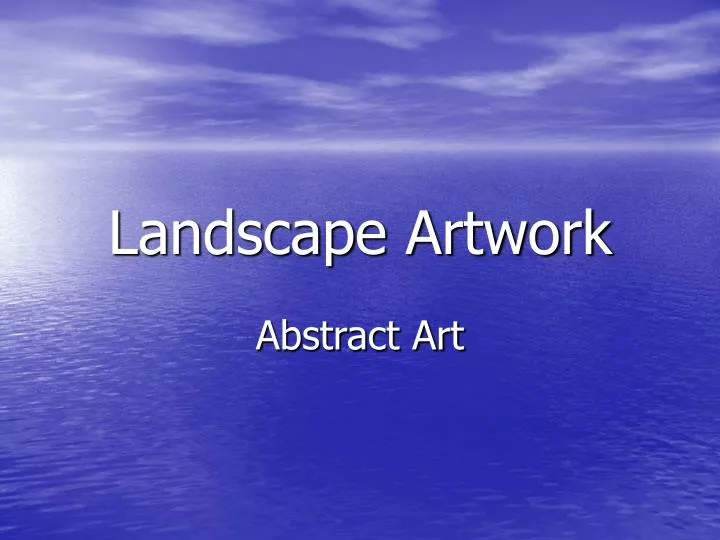 landscape artwork